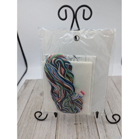 Bucilla "I Believe In Teddy Bears" Counted Cross-Stitch Kit 5x7 - Picture 5 of 5